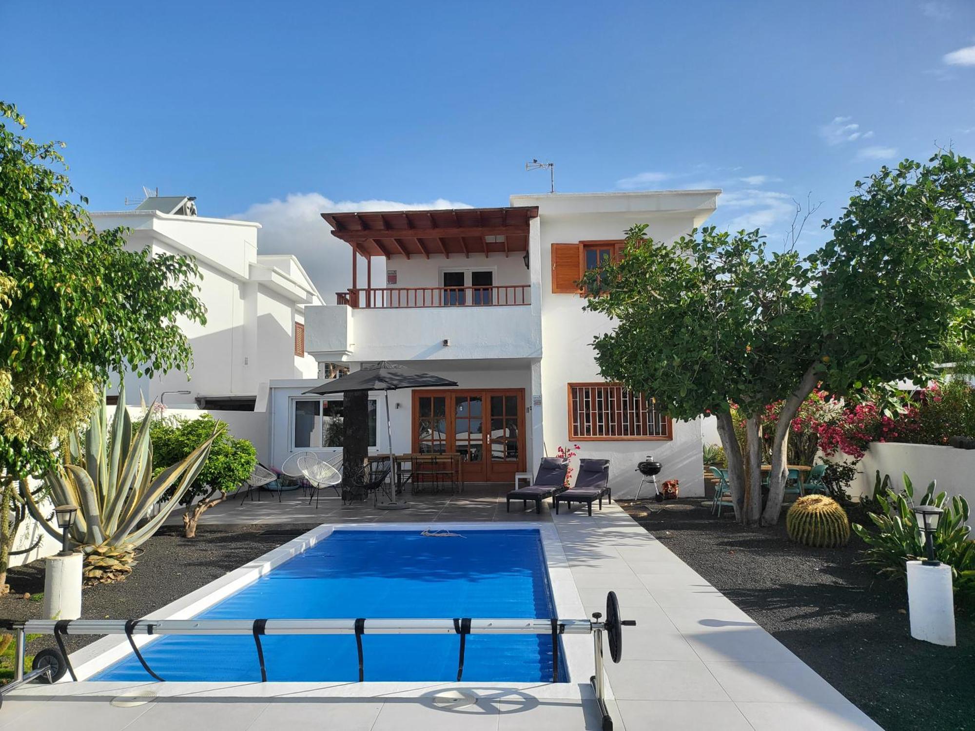 Villa Anna With Heated Pool Пуэрто дель Кармен Экстерьер фото